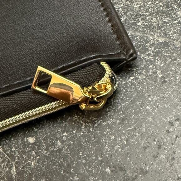 Lanvin Parfums for Turkish Airlines Toiletry Bag Travel Pouch Black Zip Around - Picture 3 of 6